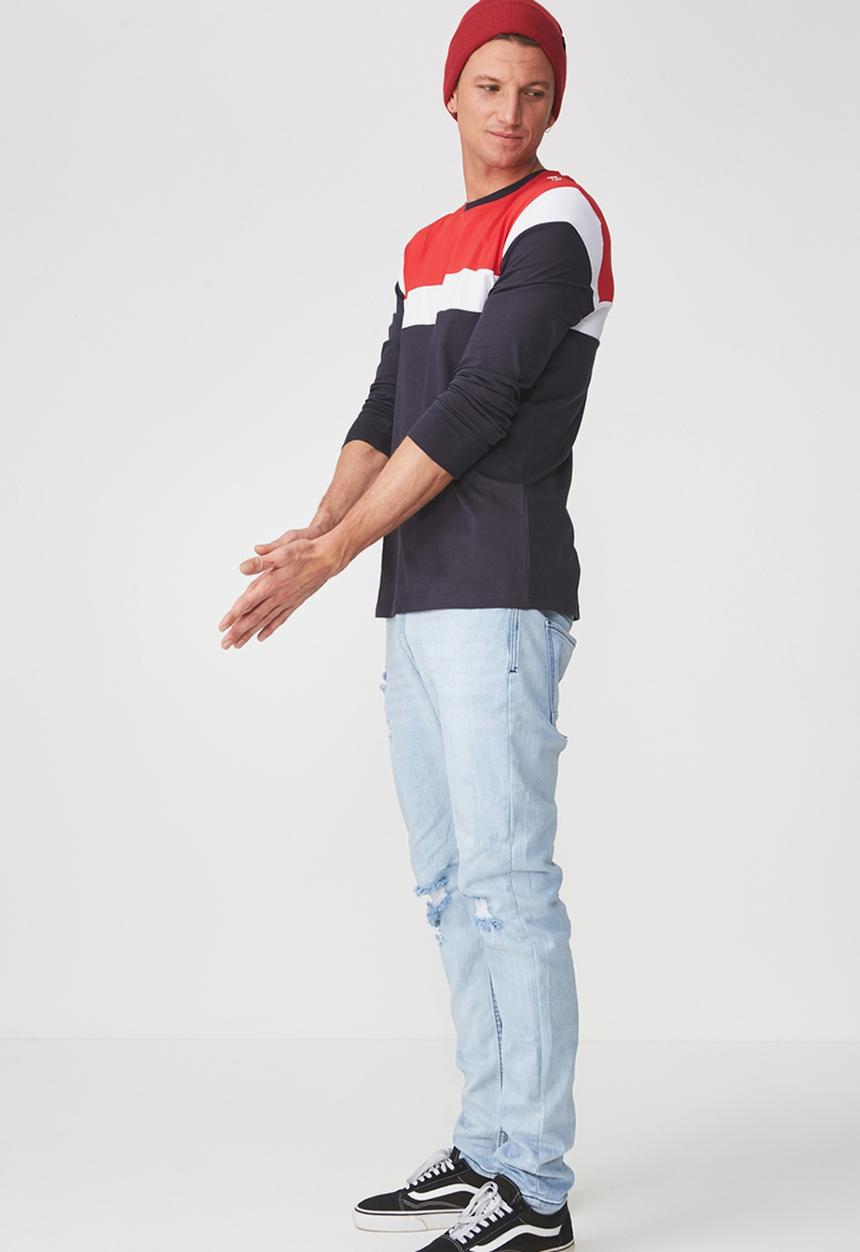 Cotton On - Tbar long sleeve tee - multi