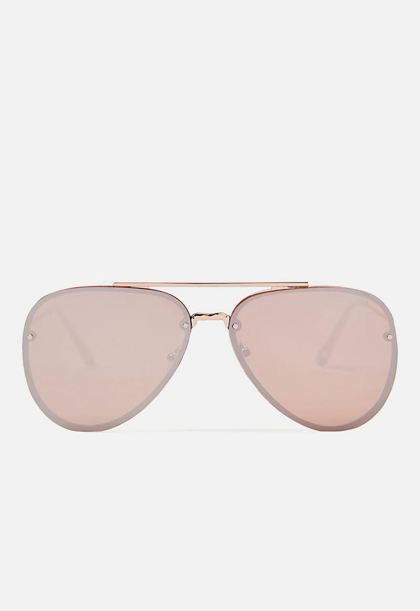 Cotton On - Ariana aviator sunglasses - rose gold