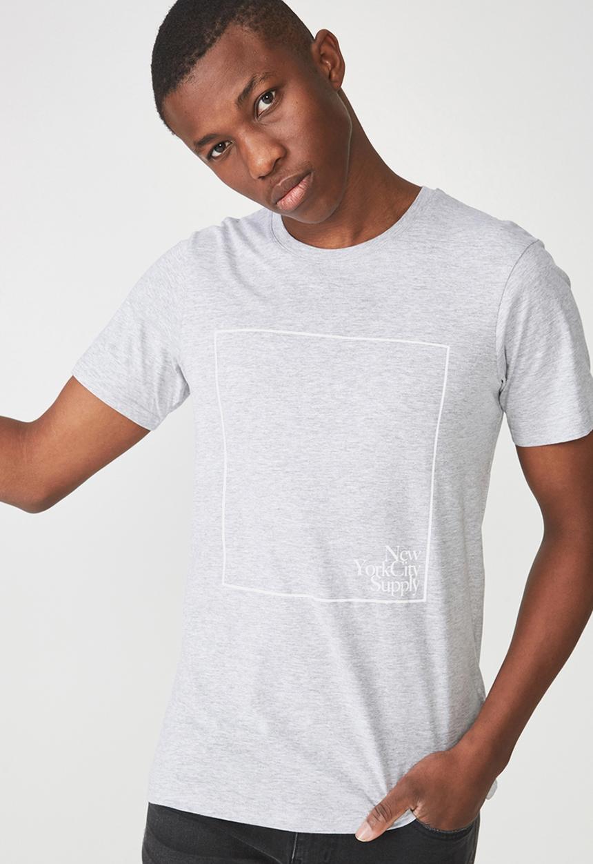 Cotton On - Tbar short sleeve tee - grey 