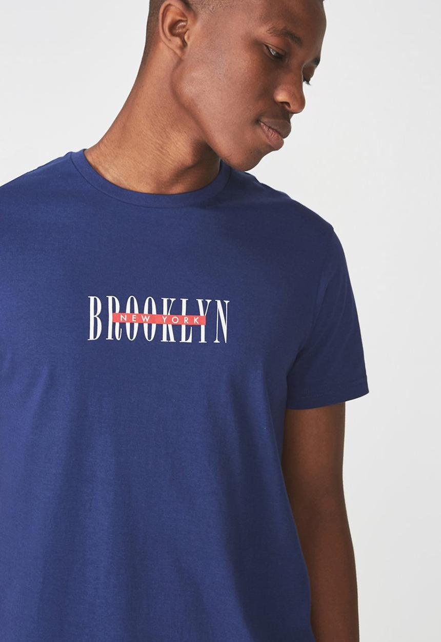 Cotton On - Tbar short sleeve tee - blue