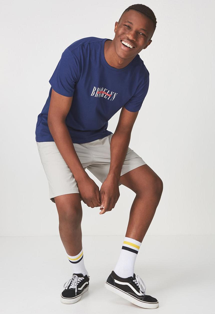 Cotton On - Tbar short sleeve tee - blue