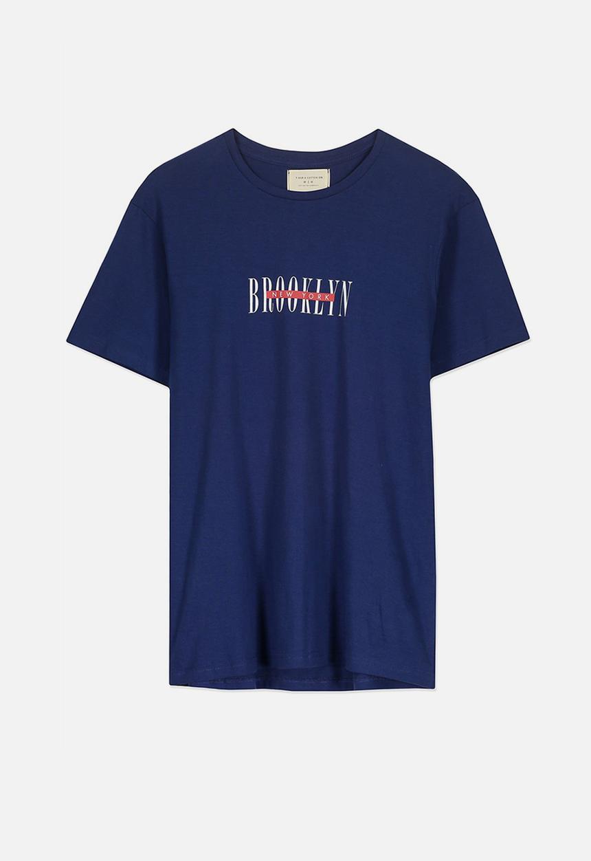 Cotton On - Tbar short sleeve tee - blue