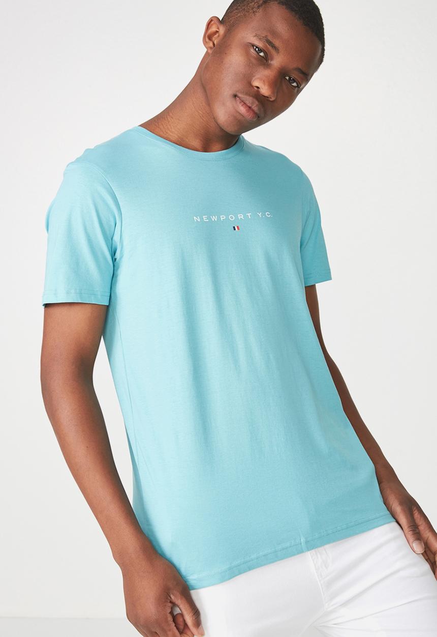 Cotton On - Tbar short sleeve tee - blue