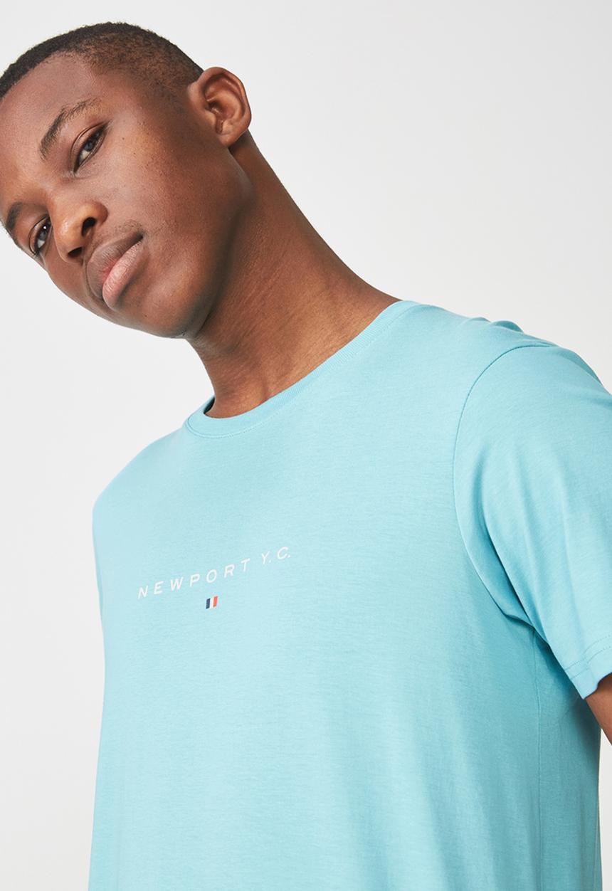 Cotton On - Tbar short sleeve tee - blue