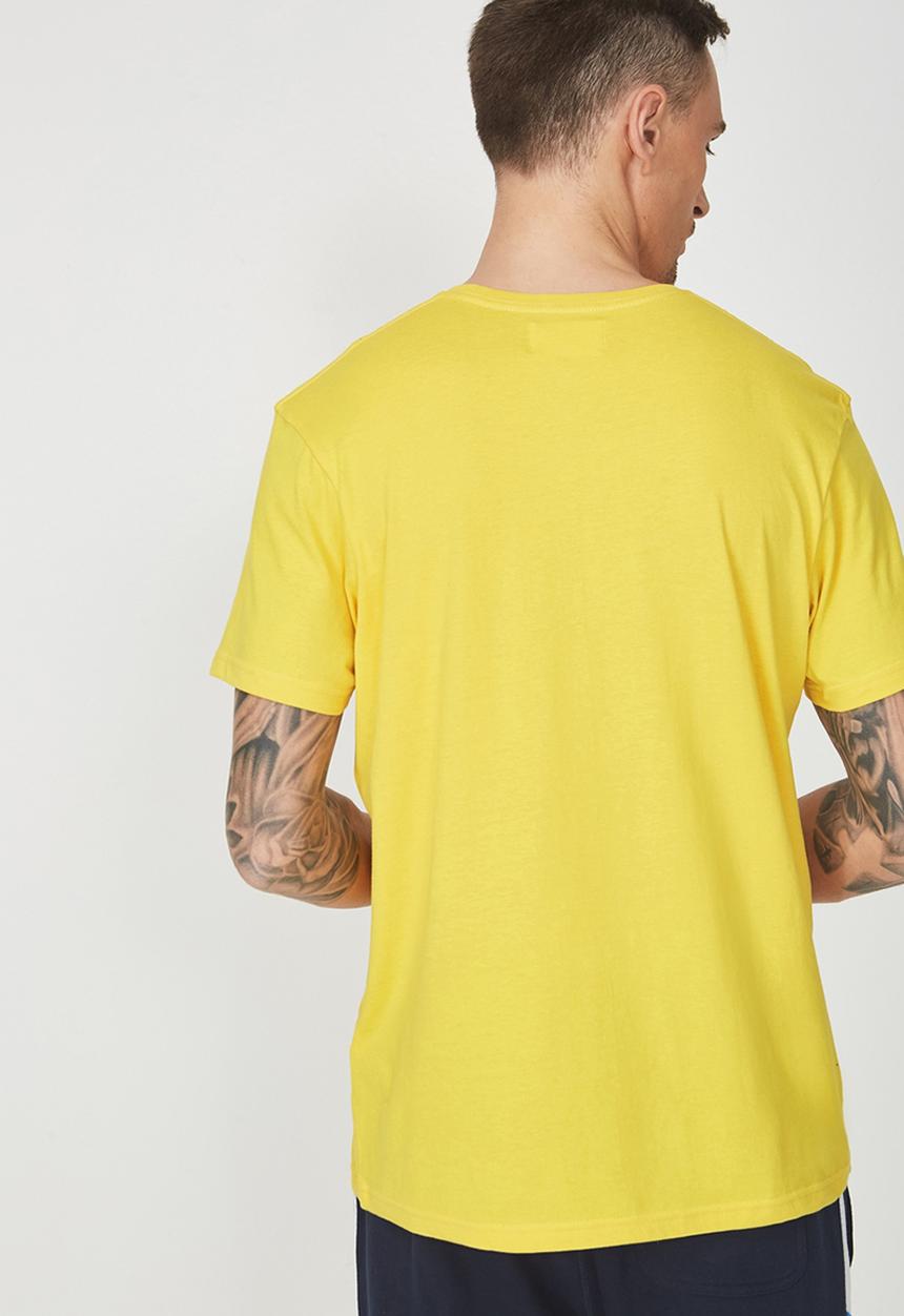 Cotton On - Tbar shorts sleeve tee - yellow