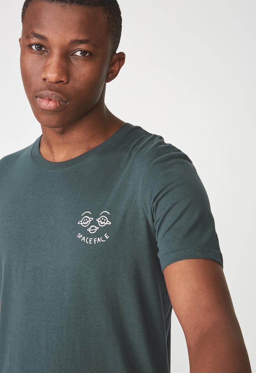 Cotton On - Tbar shorts sleeve tee - green