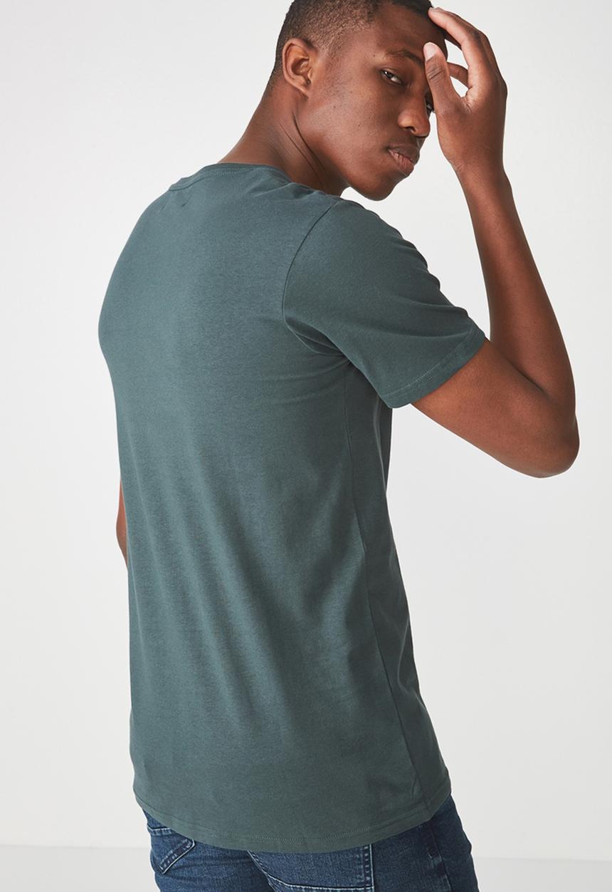 Cotton On - Tbar shorts sleeve tee - green