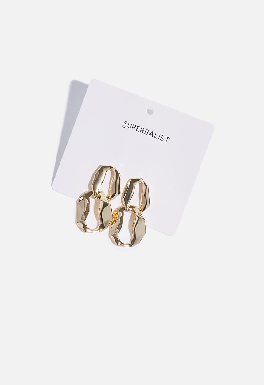 Superbalist - Keisha statement earrings - gold