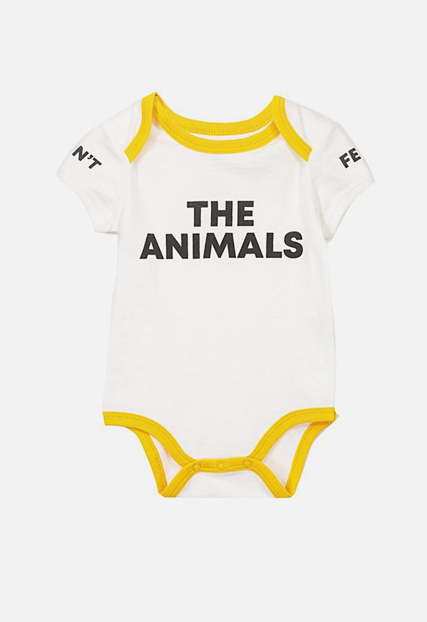 Cotton On - Mini short sleeve bubbysuit - white