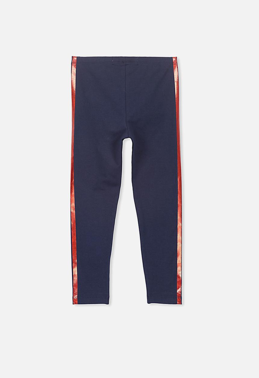 Cotton On - Huggie tights - navy & red