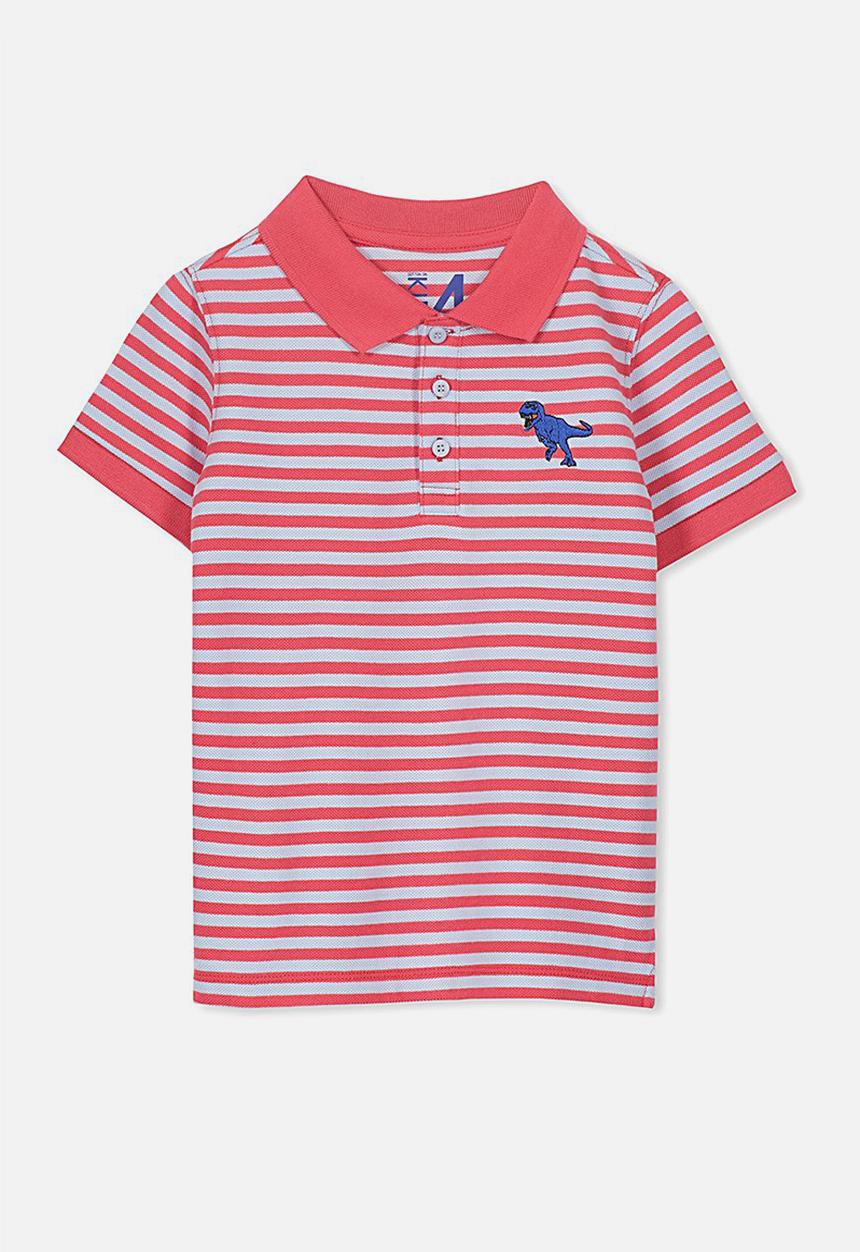 Cotton On - Kenny polo - red & grey