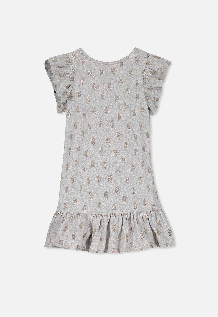 Cotton On - Ella short sleeve dress - grey