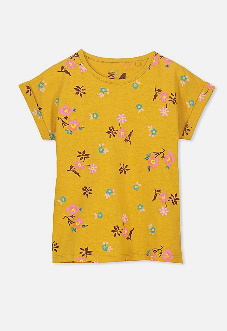 Cotton On - Penelope short sleeve - mustard