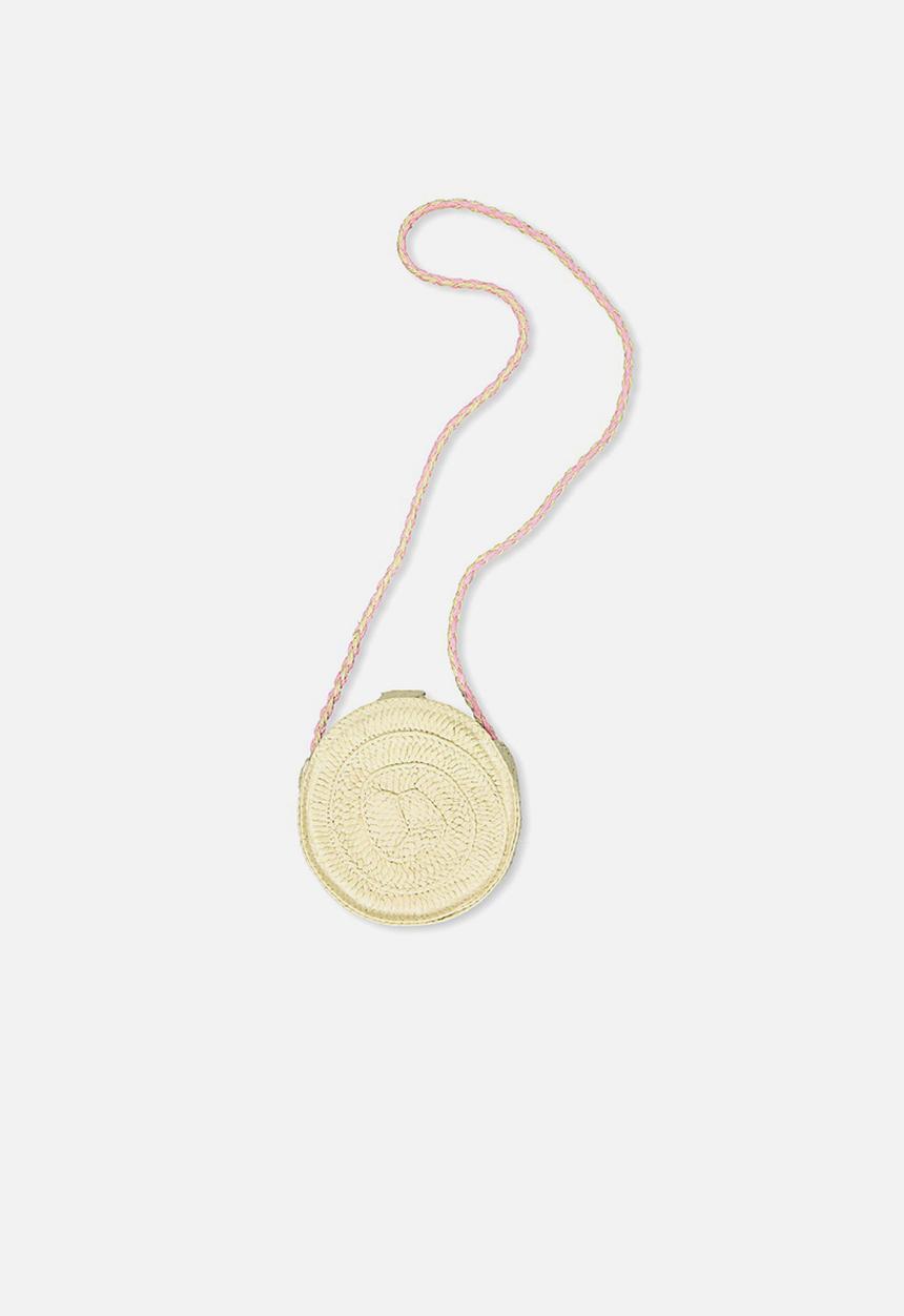 Cotton On - Round plait bag - natural