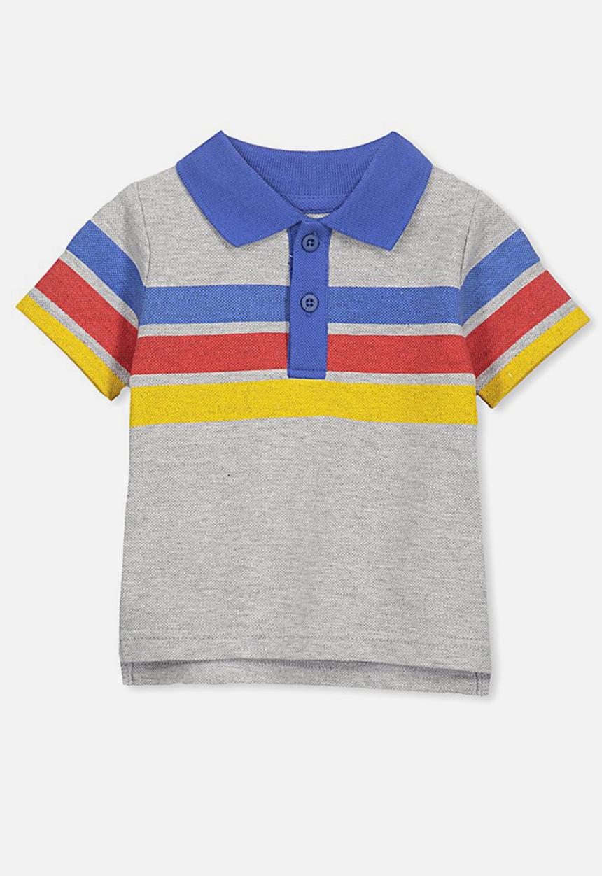 Cotton On - Hugo polo tee - grey