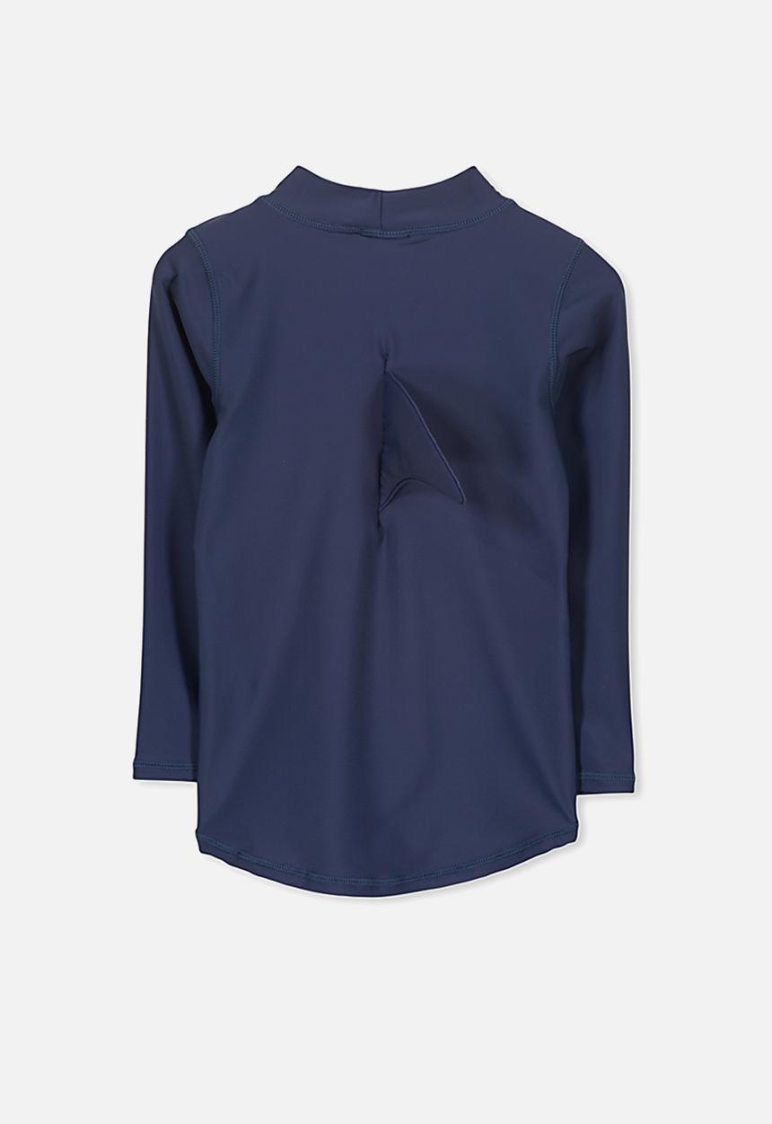 Cotton On - Fraser long sleeve rash vest - navy