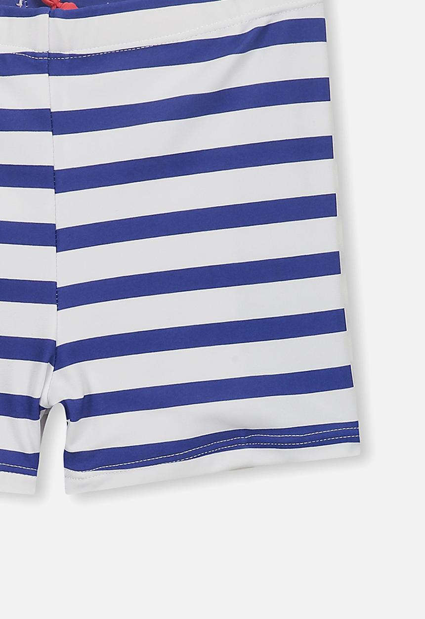 Cotton On - Billy boyleg swim trunk - blue & white 