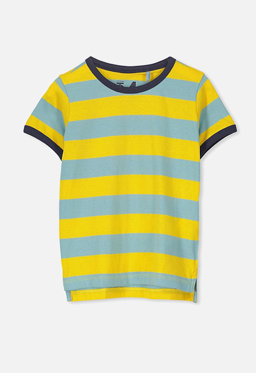 Cotton On - Max short sleeve tee - yellow & blue