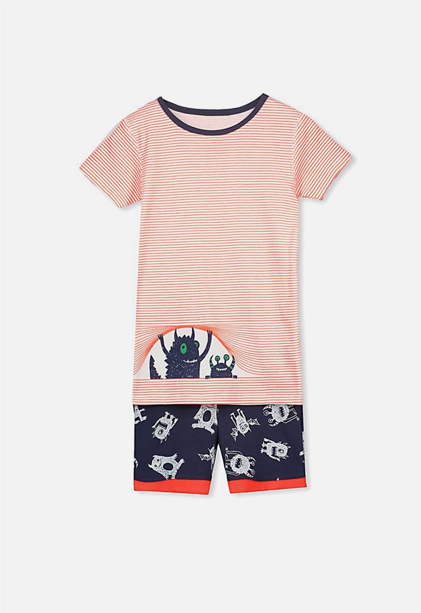 Cotton On - Joshua short sleeve pyjama set - red