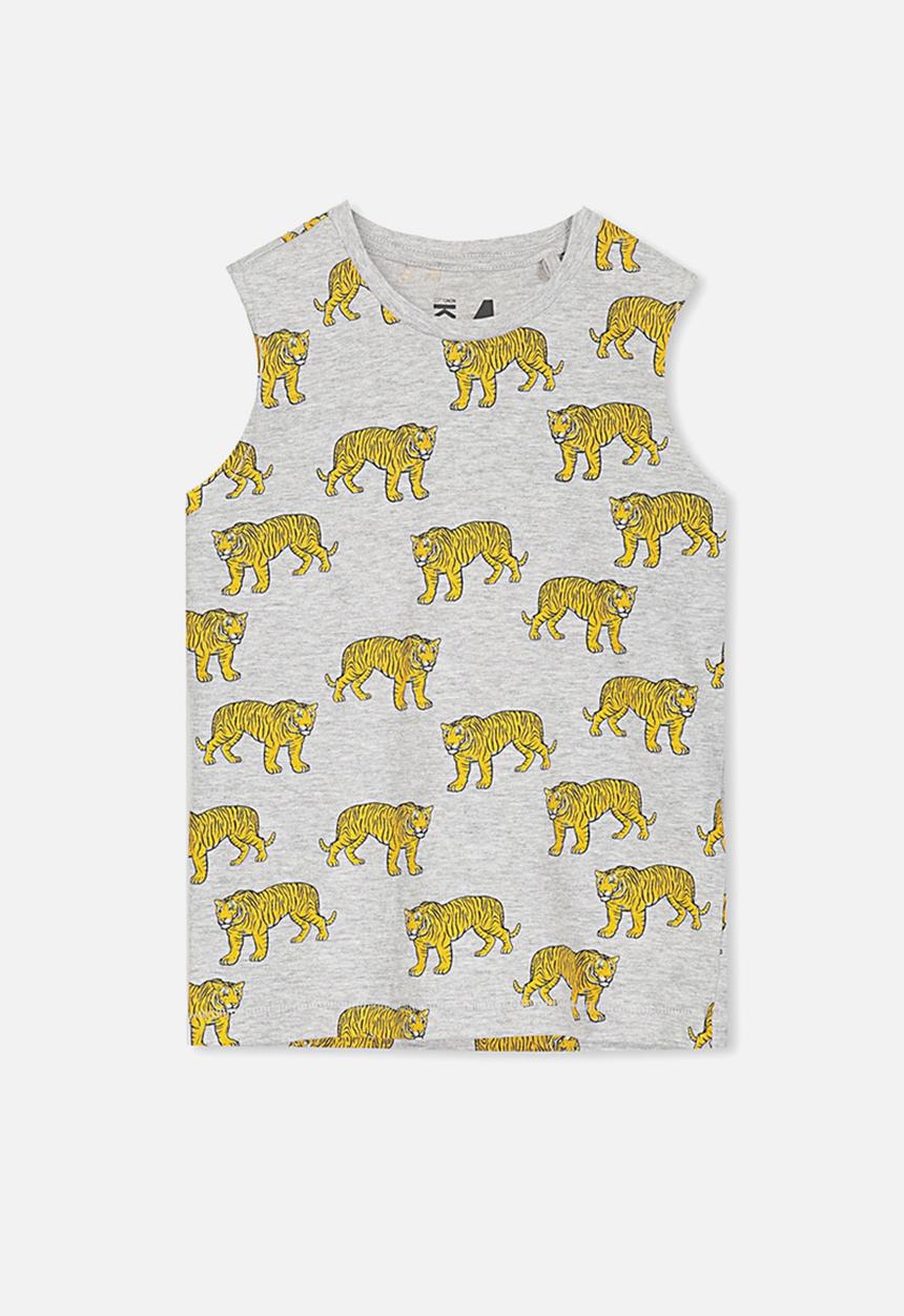 Cotton On - Orson tank - grey