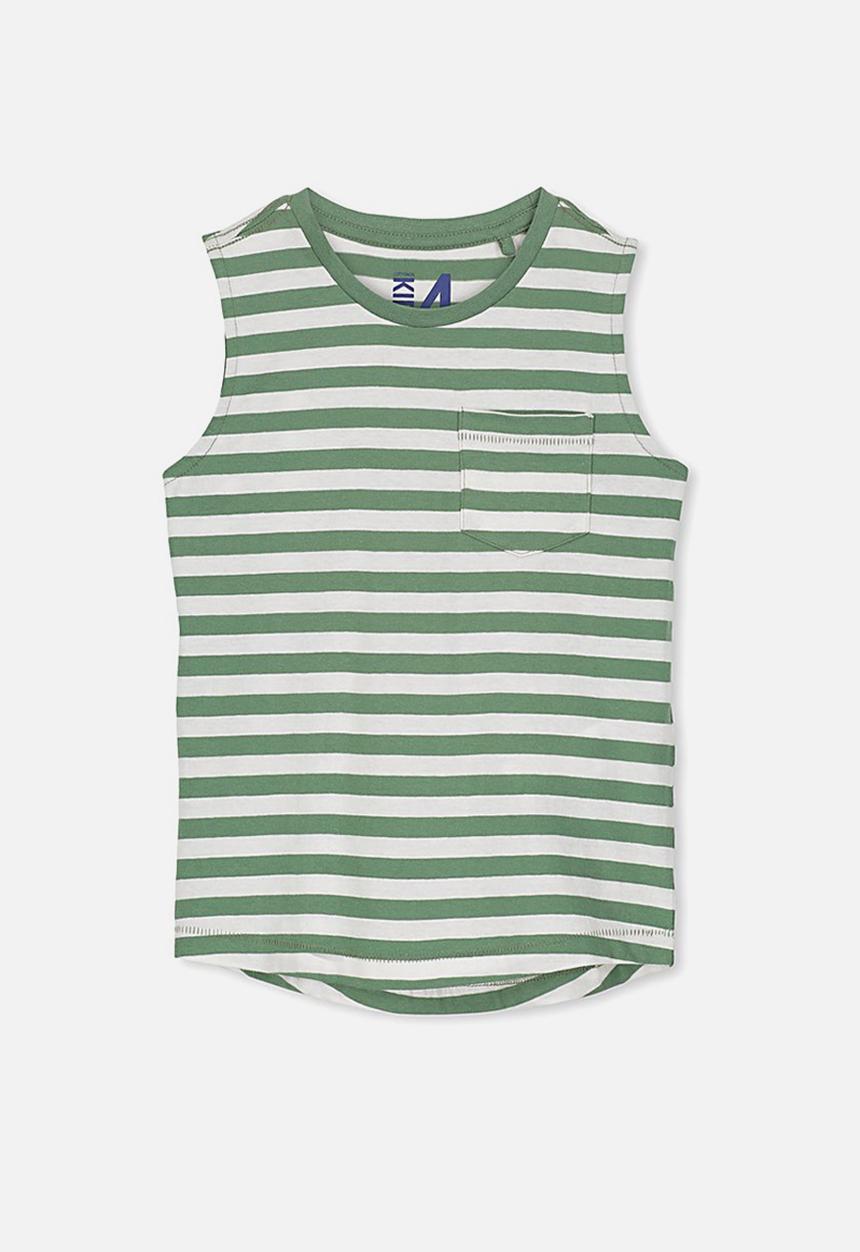 Cotton On - Orson tank - green