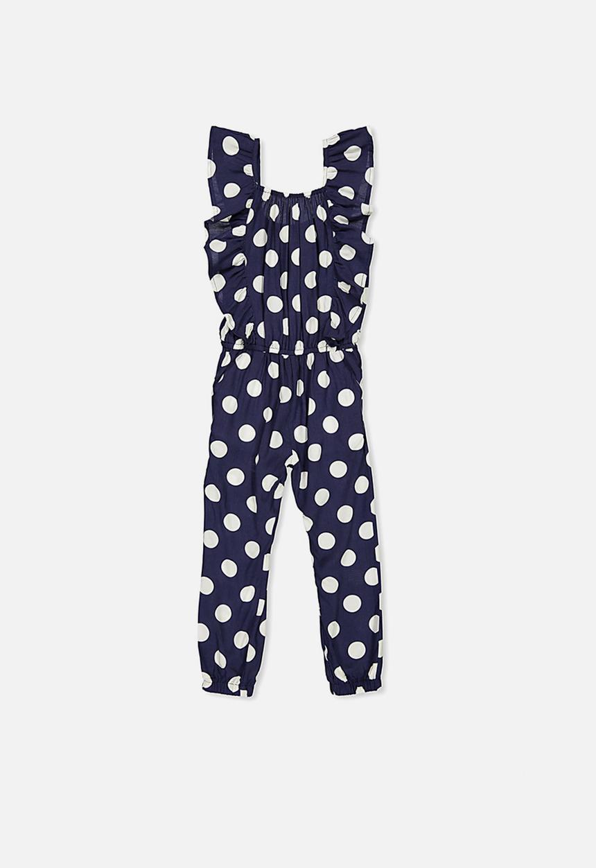 Cotton On - Kieri long jumpsuit - navy & white 