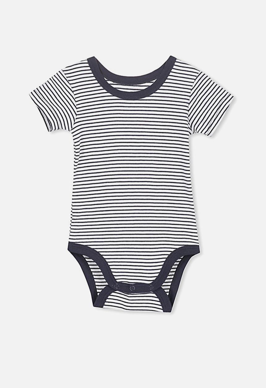 Cotton On - Newborn bubbysuit - indian ink 