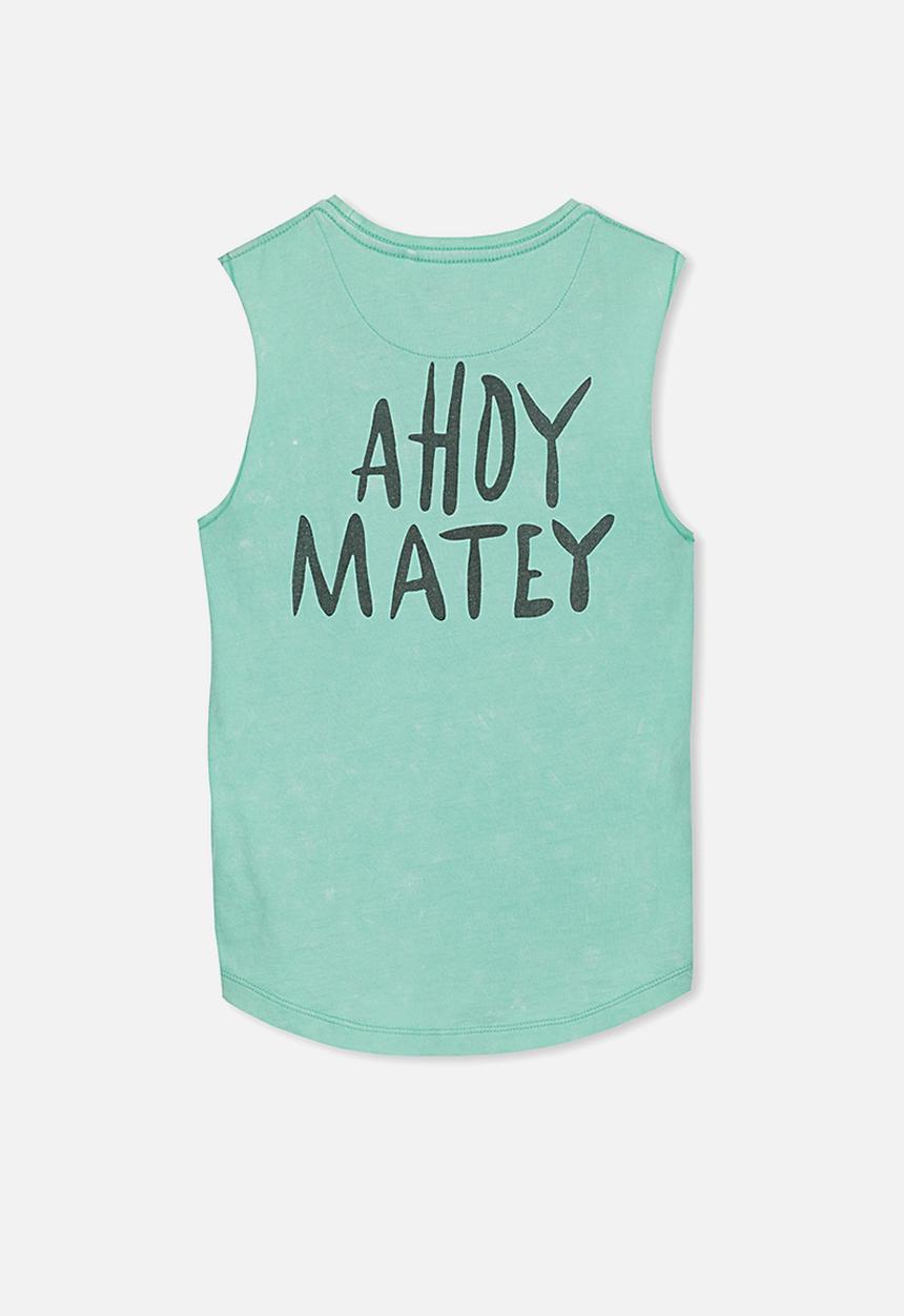 Cotton On - Orson tank - green