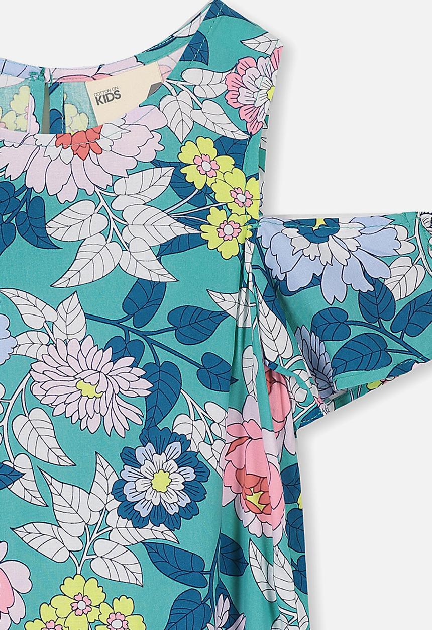 Cotton On - Ruby cold shoulder dress - multi