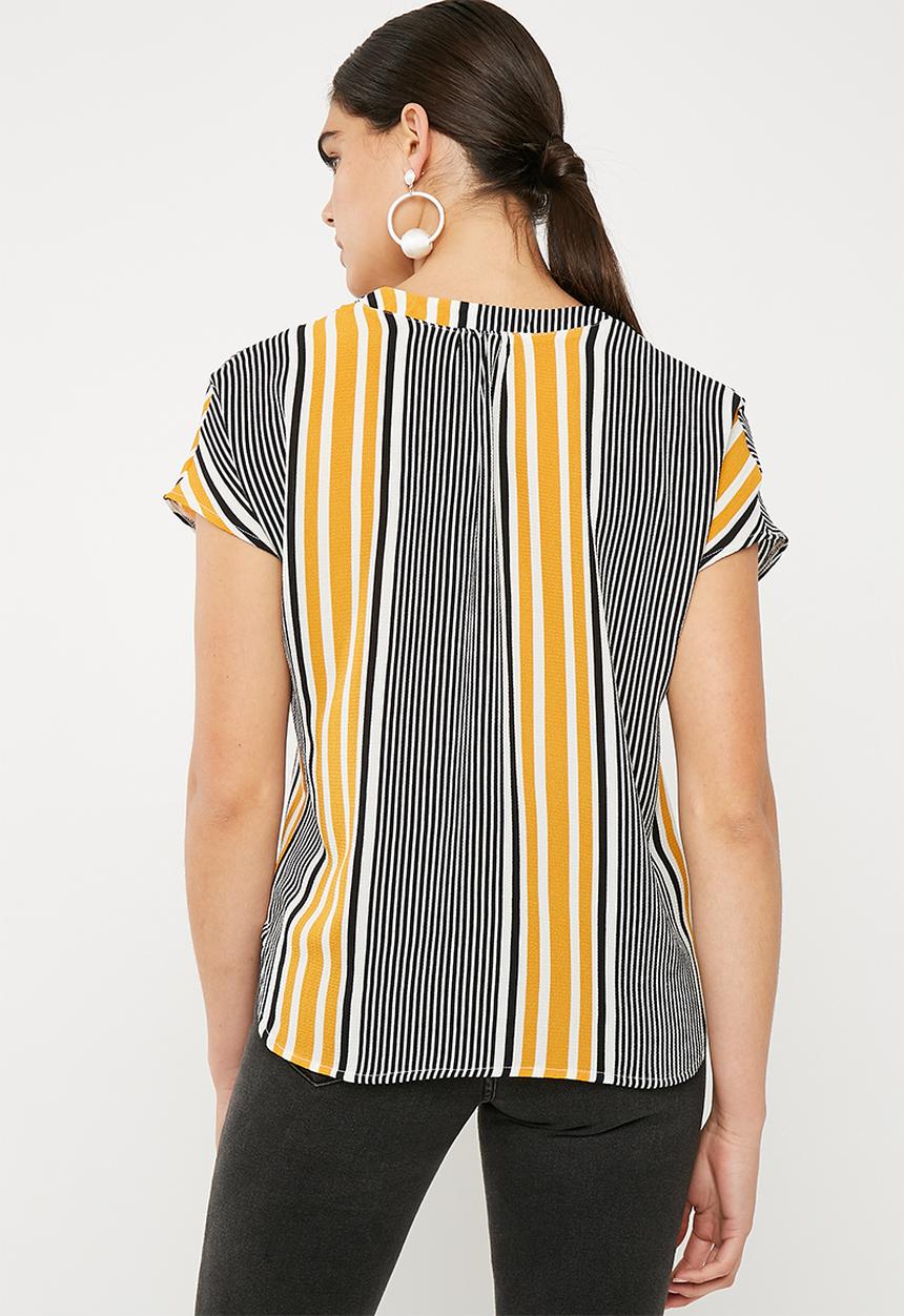 Superbalist - Mandarin collar shell top - multi