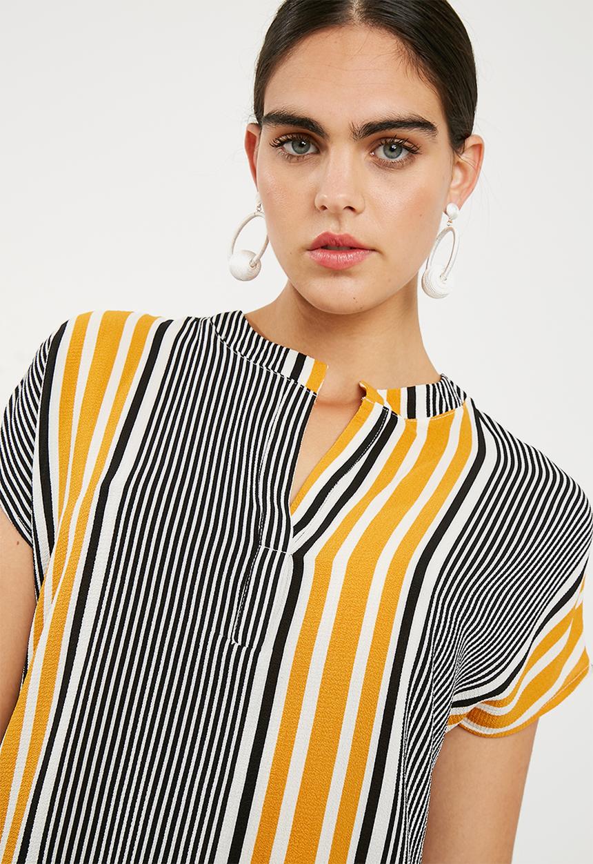 Superbalist - Mandarin collar shell top - multi
