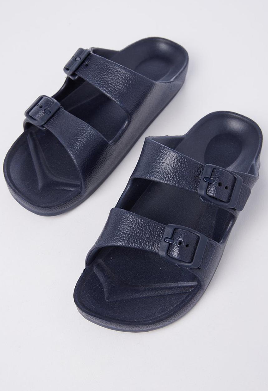 Cotton On - Twin strap slide - navy 