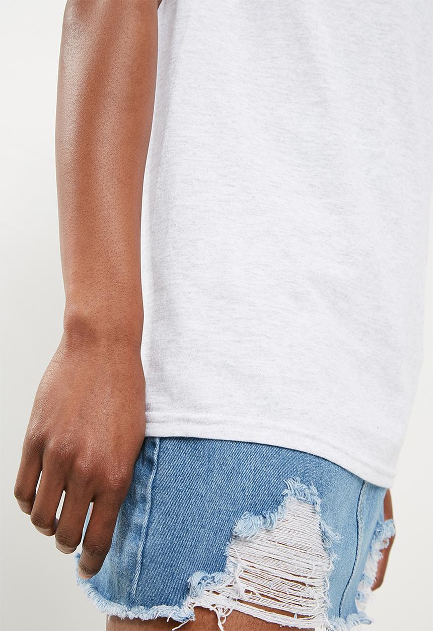 Missguided - Girls club t-shirt - grey 