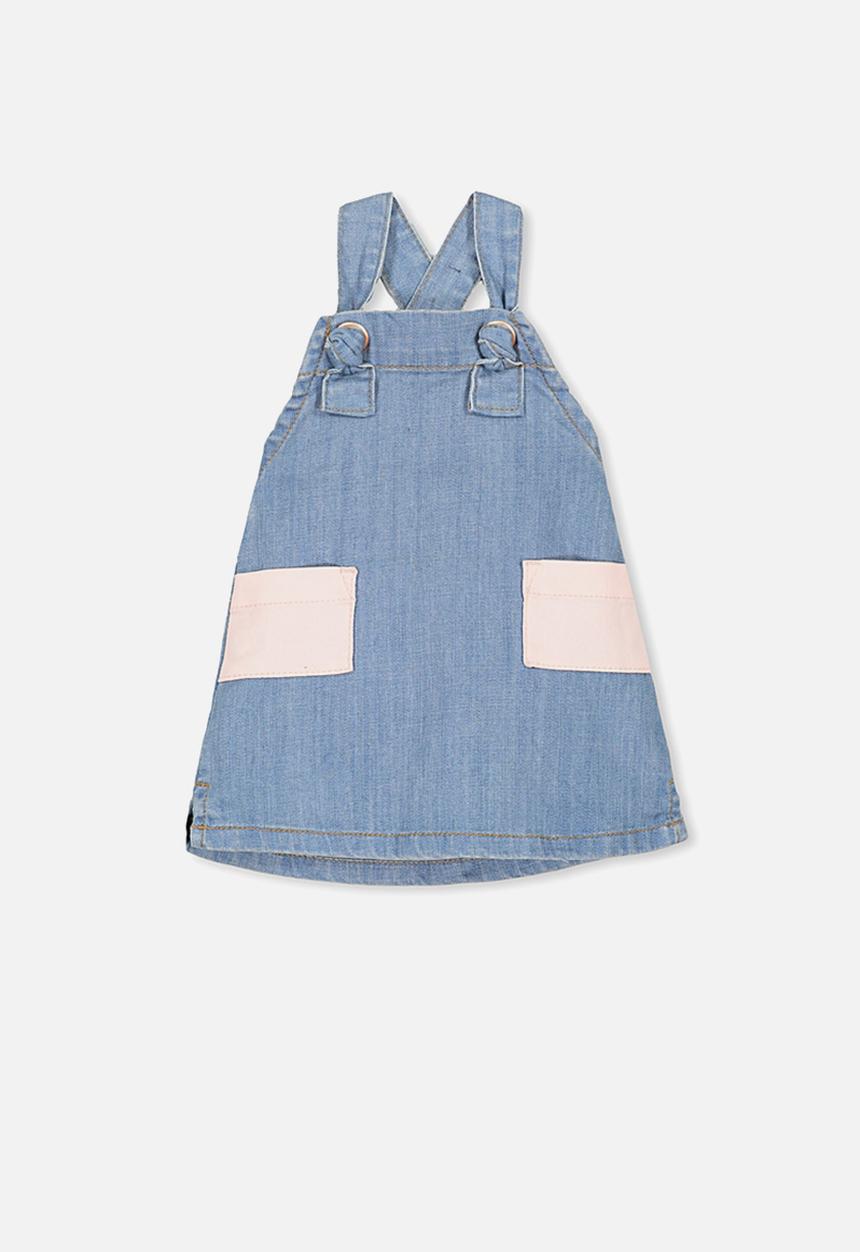 Cotton On - Penelope pinafore - blue 