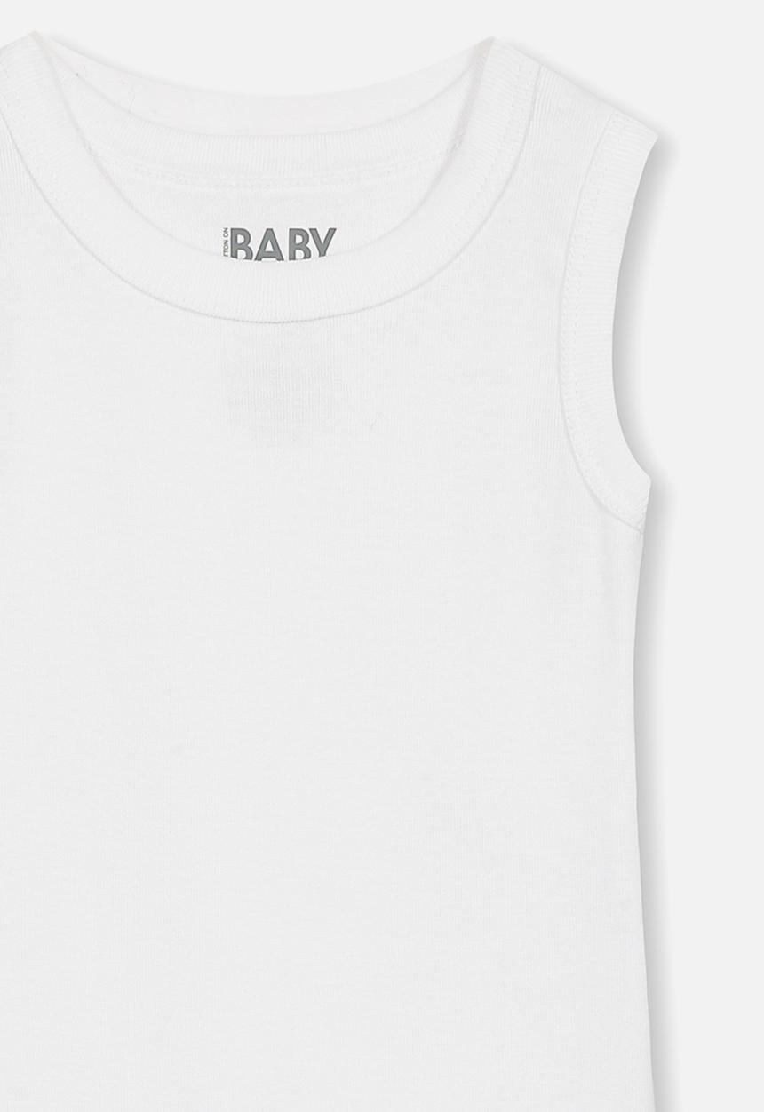 Cotton On - Singlet bubbysuit - white