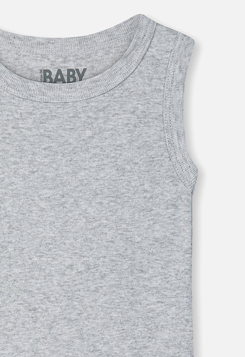Cotton On - Singlet bubbysuit - grey