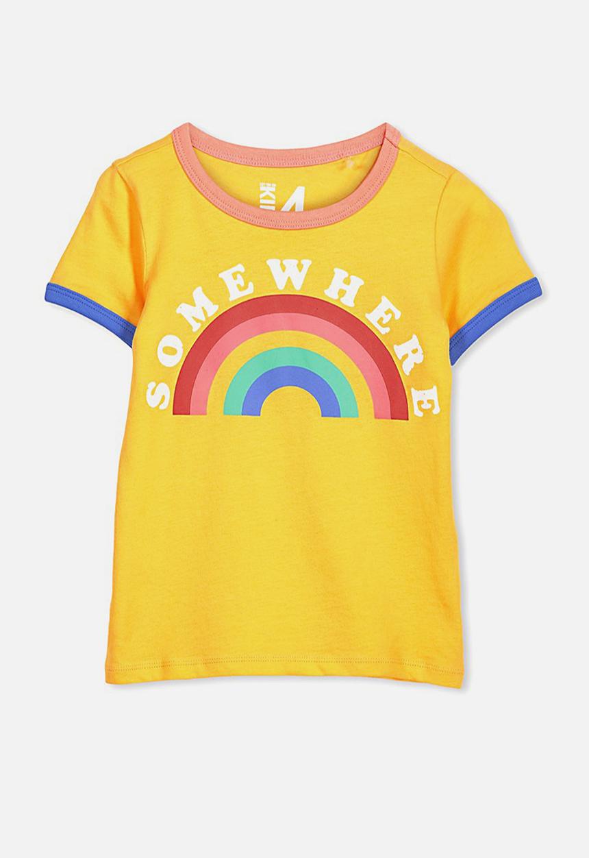 Cotton On - Penelope short sleeve tee - yellow