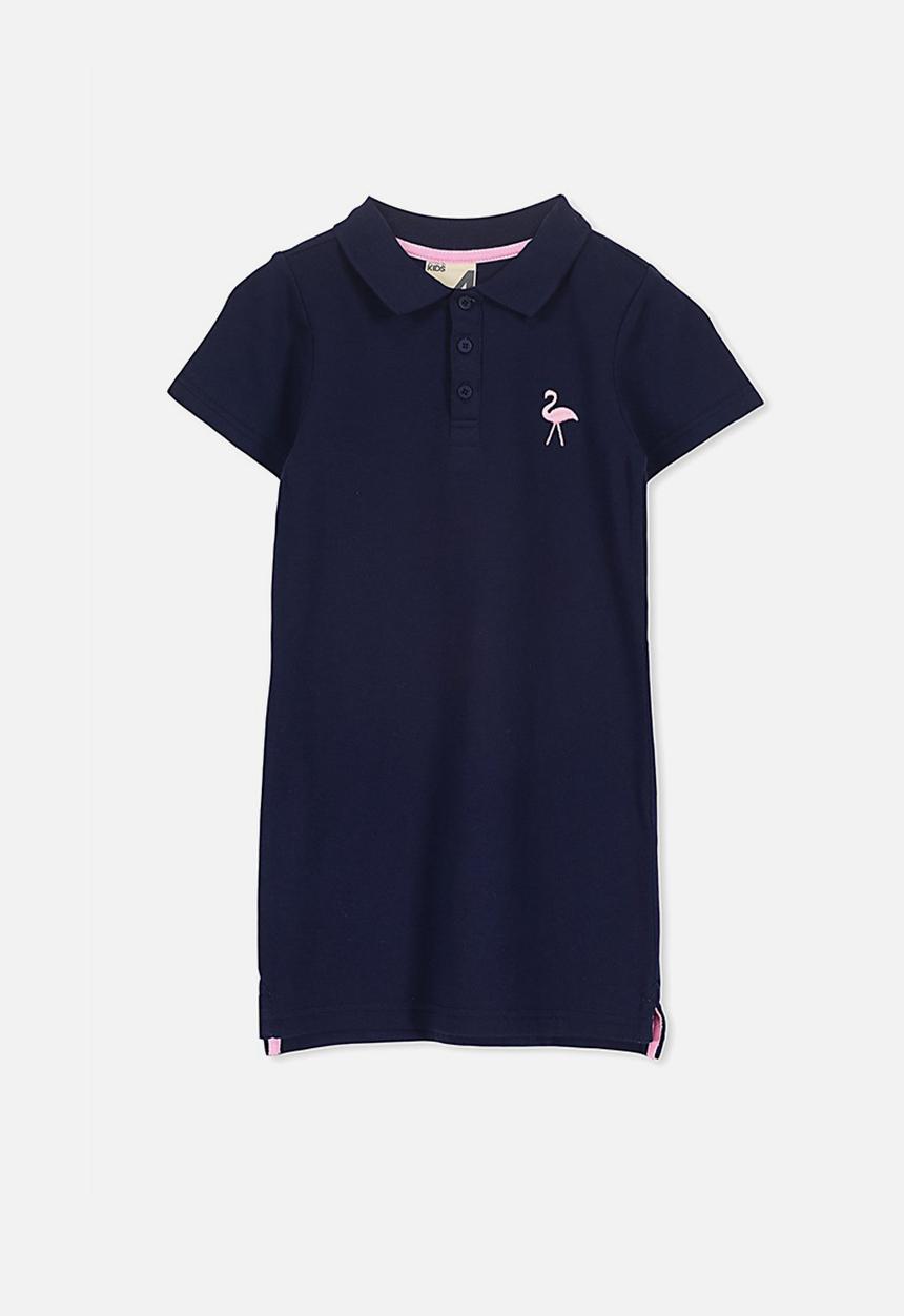 Cotton On - Blaire polo dress - navy 