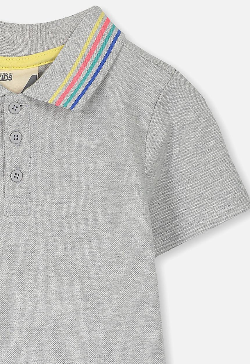 Cotton On - Blaire polo dress - grey
