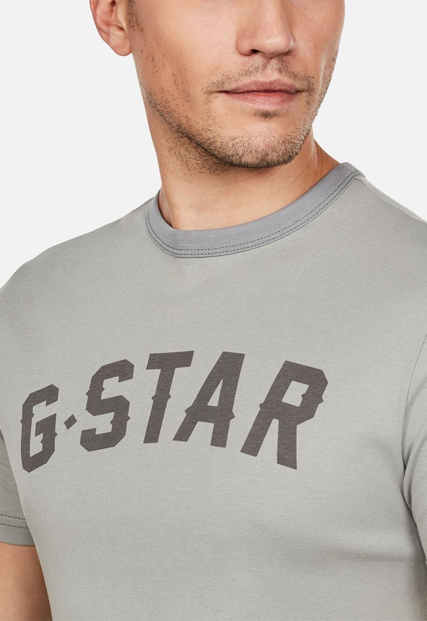 G-STAR - Graphic tee - grey