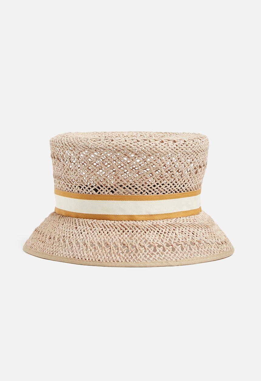 Superbalist - Twiss straw bucket hat - natural