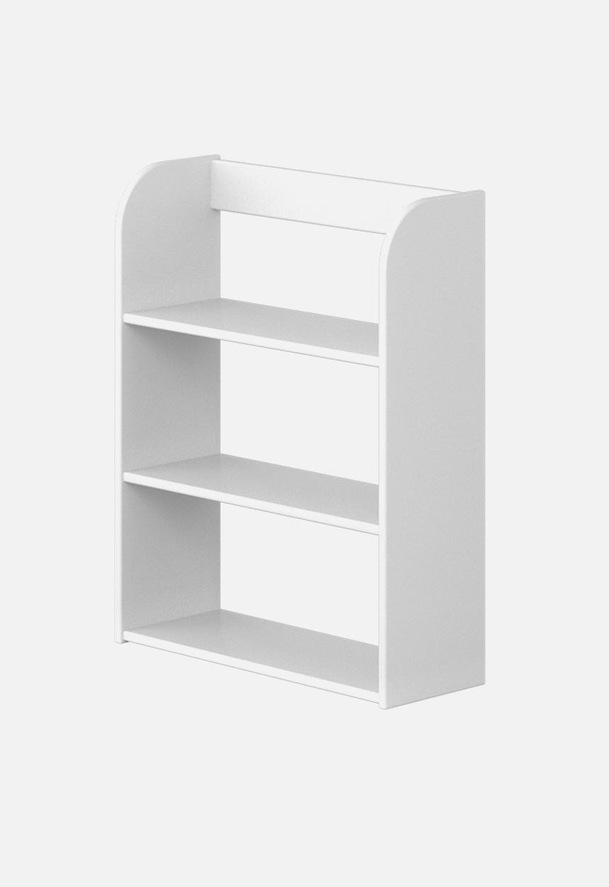Clever Little Monkey - Play wall shelf 3 tier - white