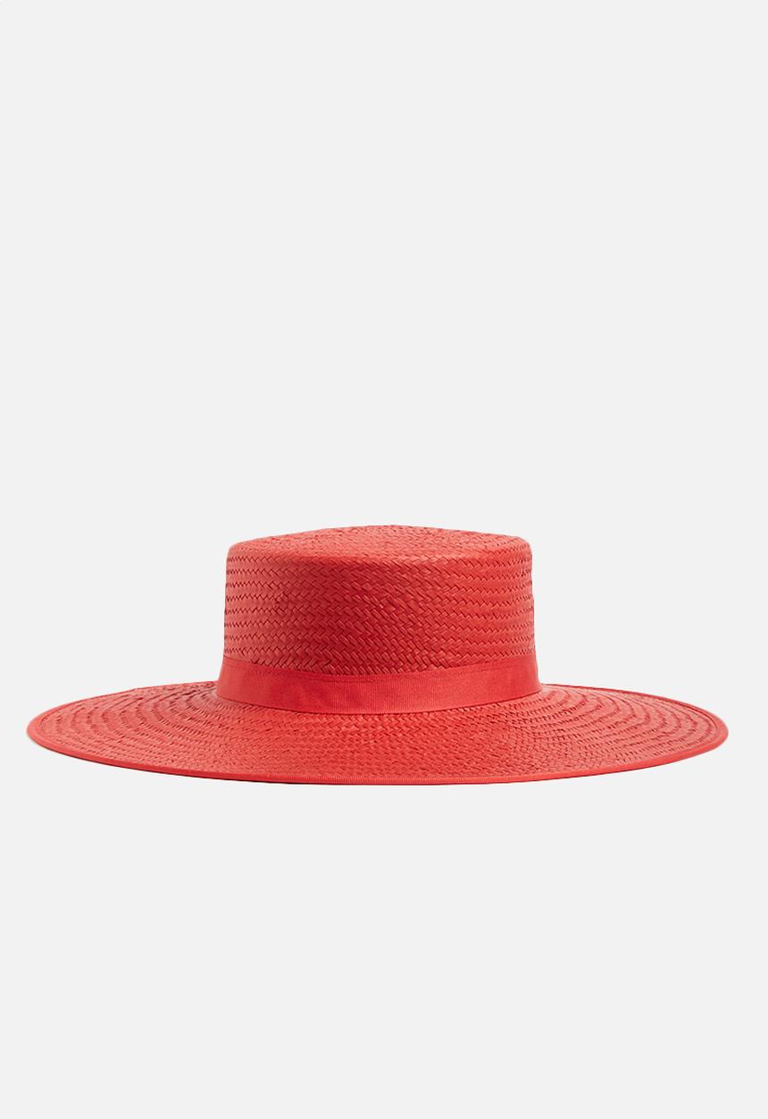Superbalist - Bolero hat with long trim - red