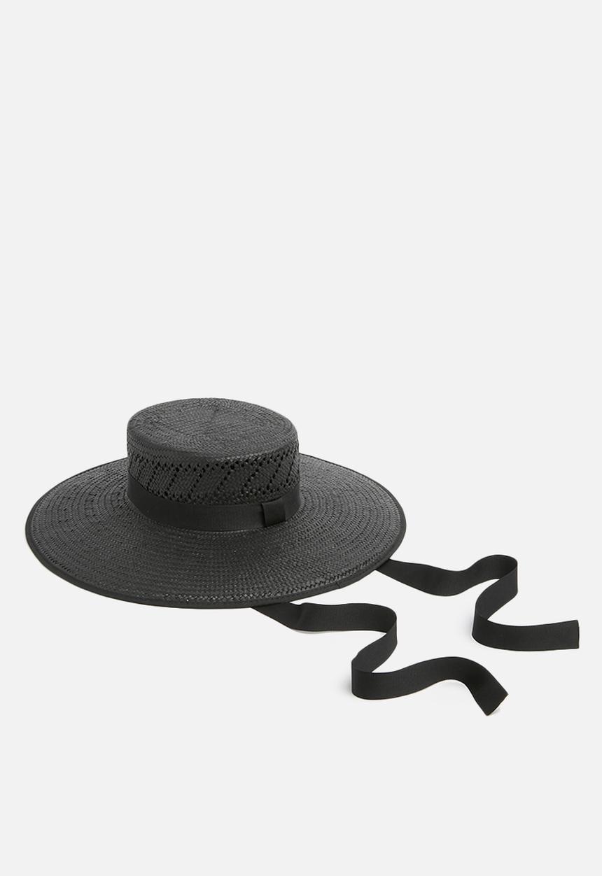 Superbalist - Bolero hat with long trim - black