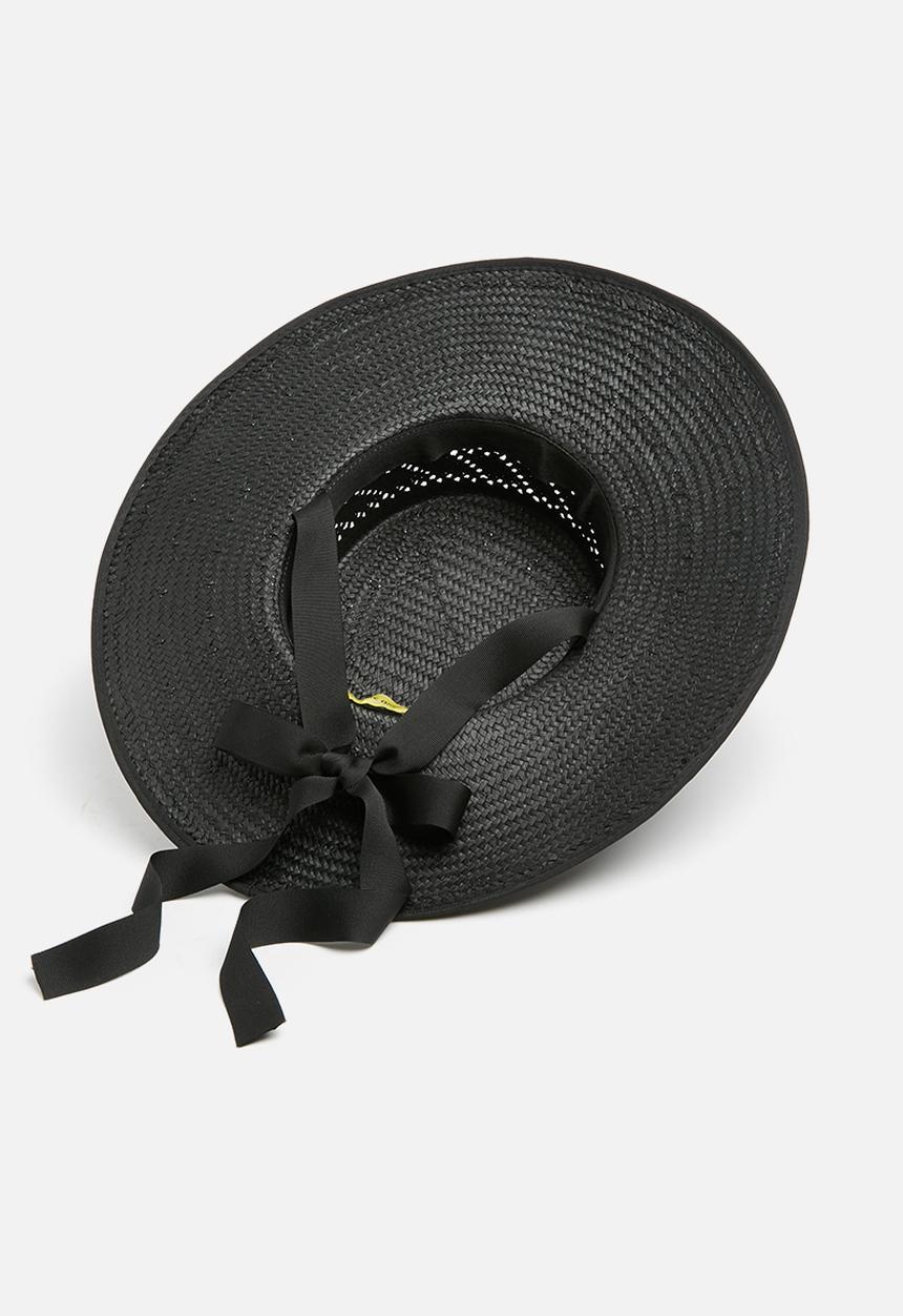 Superbalist - Bolero hat with long trim - black