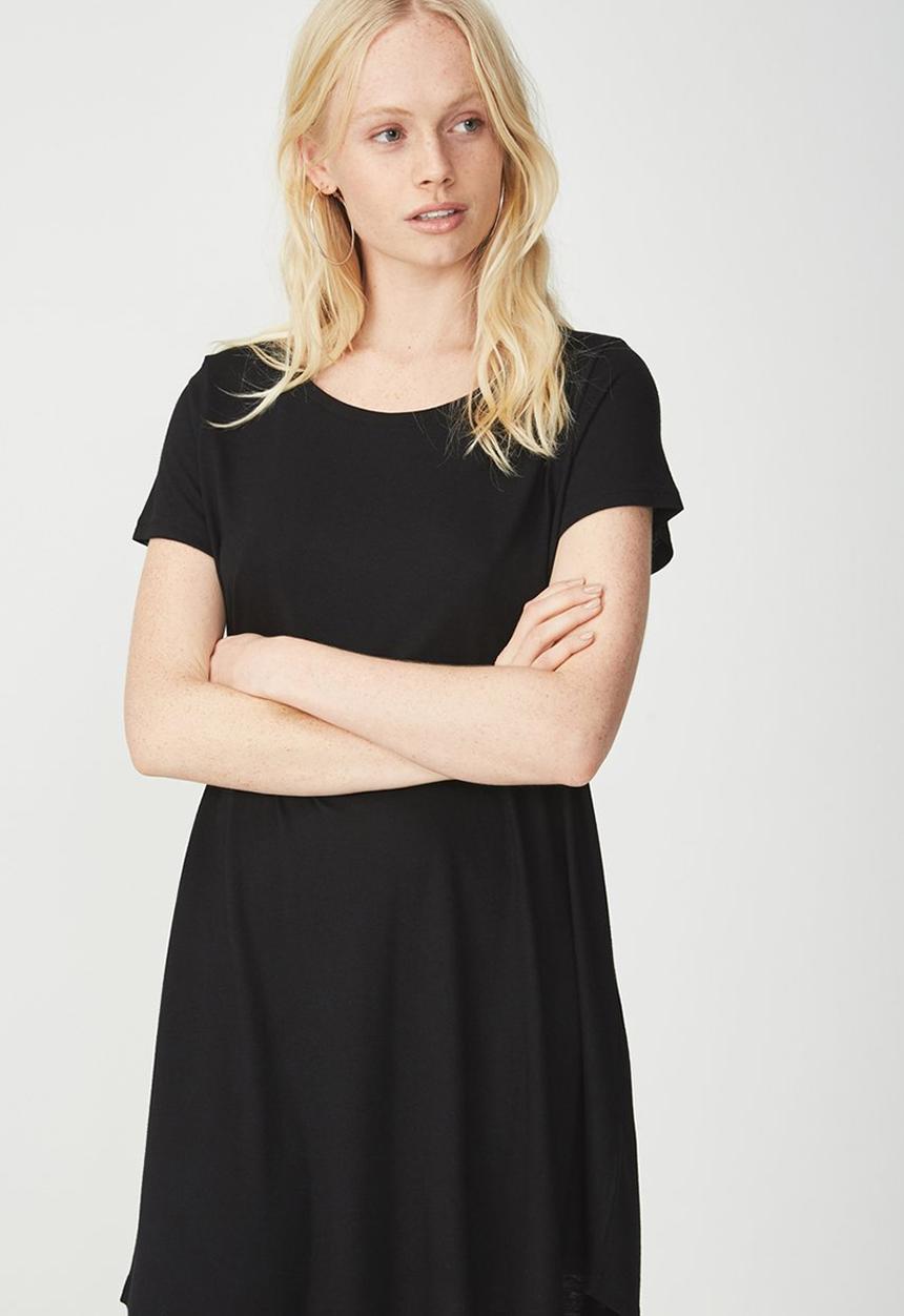 Cotton On - Tina summer T-shirt dress 2 - black 2