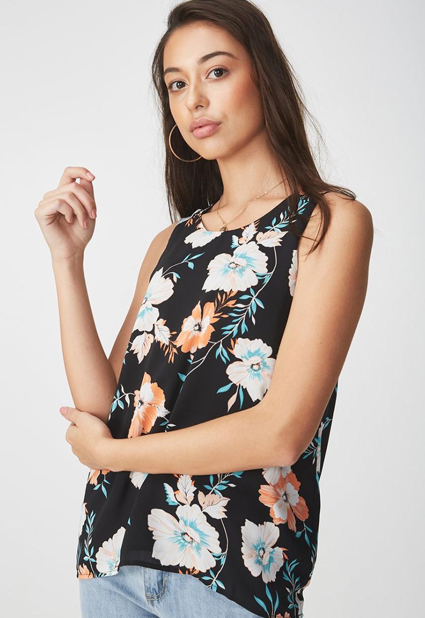 Cotton On - Olivia tank - black