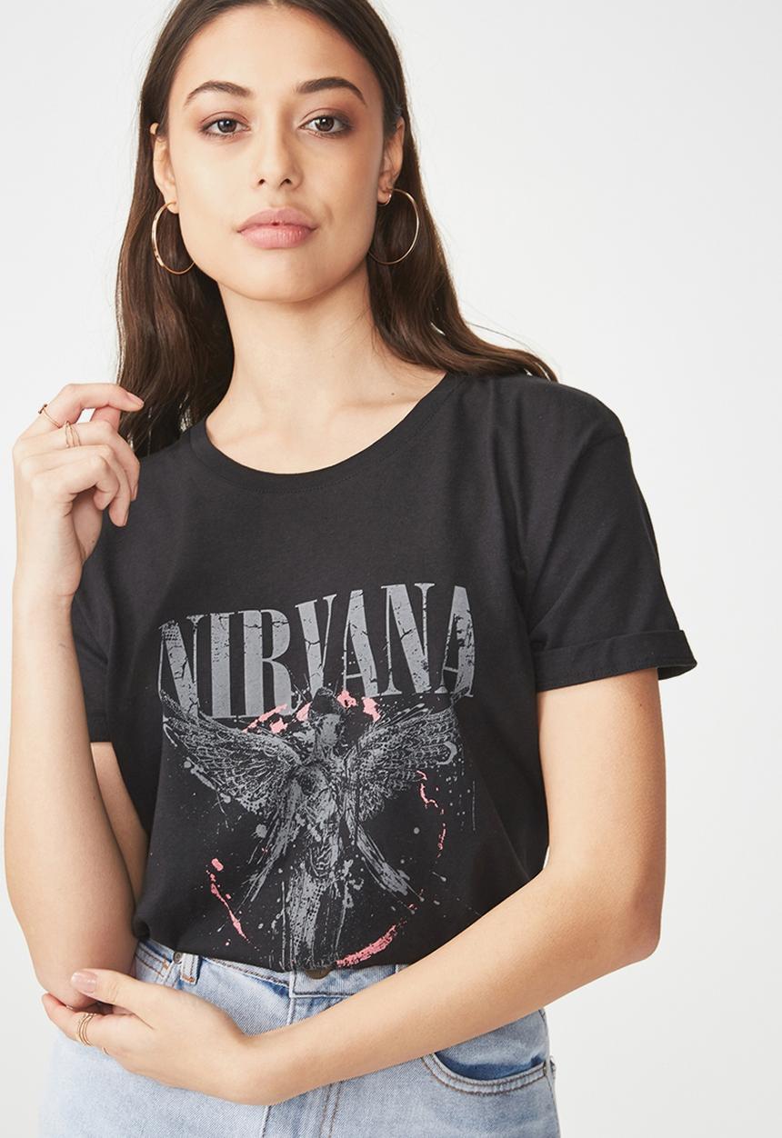 Cotton On - Tbar fox graphic T-shirt - black 