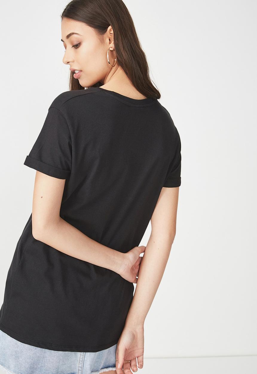 Cotton On - Tbar fox graphic T-shirt - black 