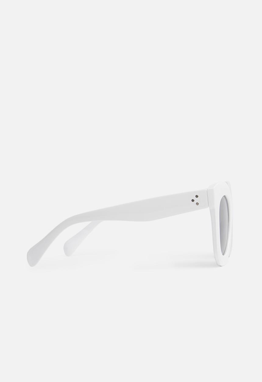 Superbalist - Gabi retro sunglasses - white